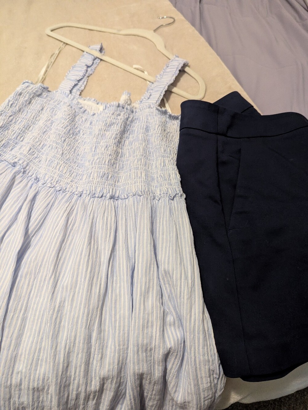 Lilly Pulitzer Light Blue Tiered Maxi Dress with Smocked Bodice - Picture 8 of 12